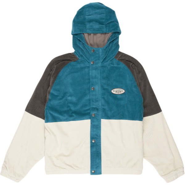 2026 Billabong Mens Burleigh Colour Block Cord Jacket EBYJK00155 - Oatmeal Heather